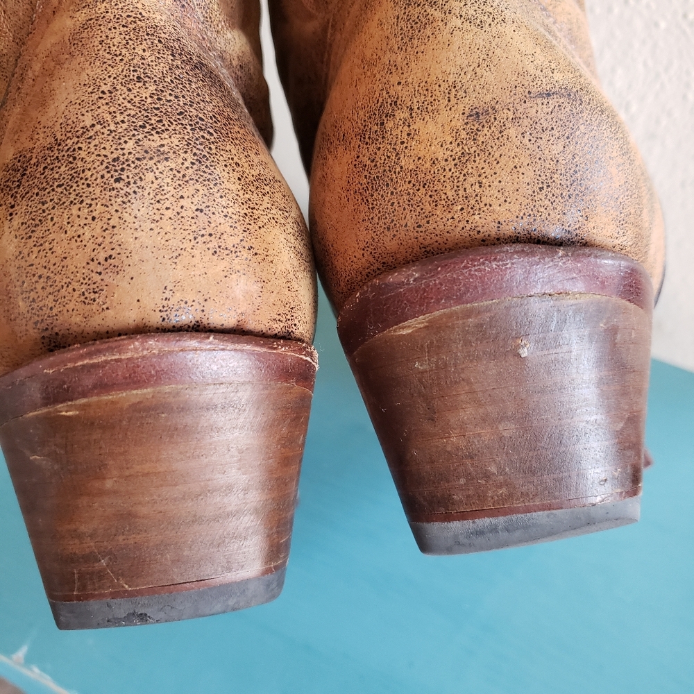 Corral 8.5 Distressed Naham Brown Cowgirl Boots - Picture 14 of 16